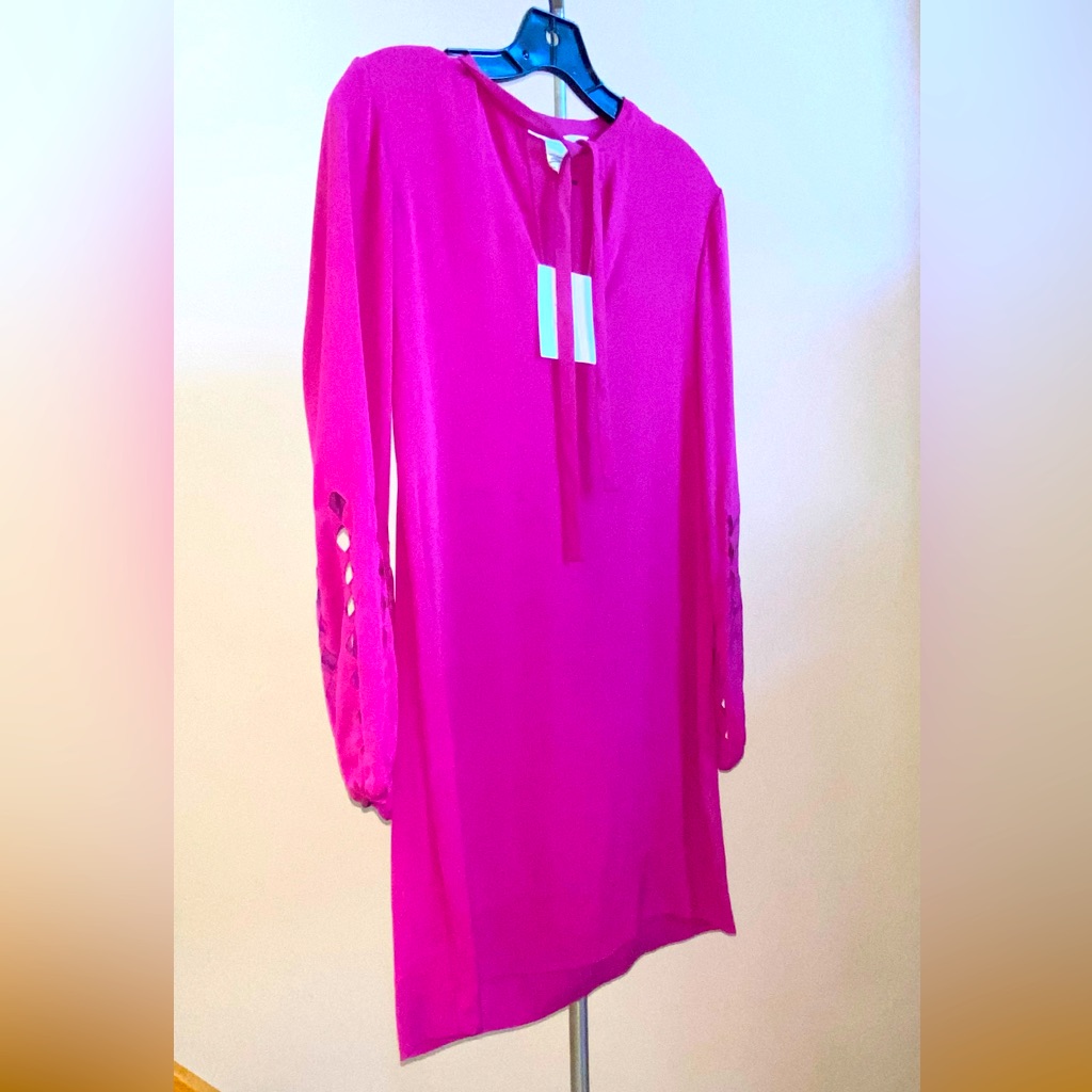 Diane Von Furstenberg Kimberly Cutout-Sleeve Dress Size 0